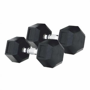 Ai3029 IMPORTED WELCARE HEXAGON DUMBBELLS PEV RUBBER (2.5 TO 40KGS)