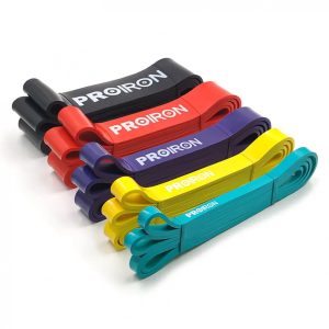 PRO-ZLD Resistance Bands - Green, yellow, Violet, Red, Black
